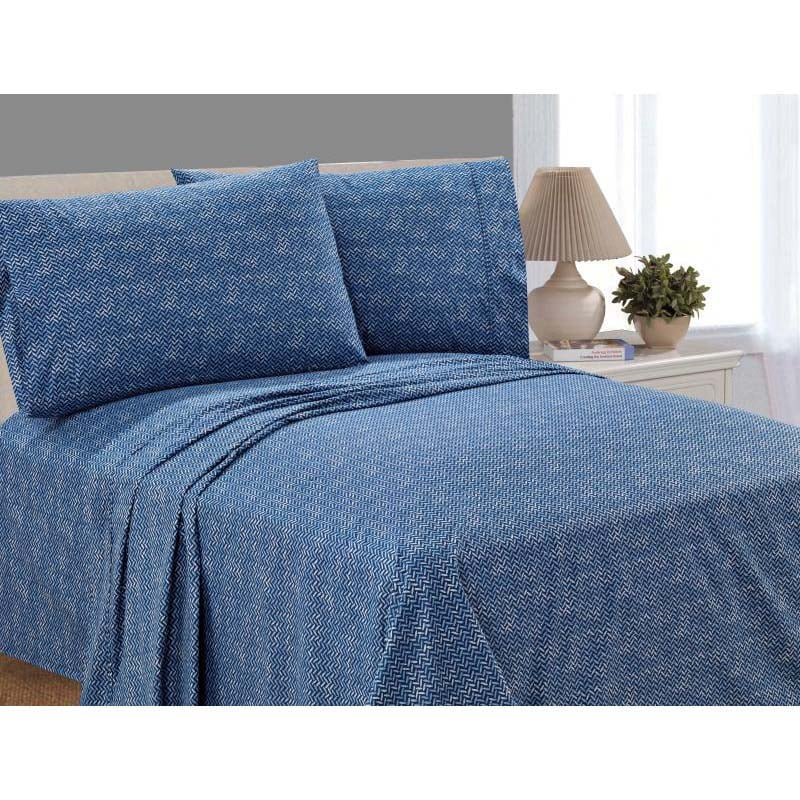 Mainstays 100 Cotton Percale, 200 Thread Count Sheet Set, Queen