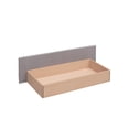 thumbnail image 7 of Upholstered Bed Frame, Queen Size Platform Bed with 2 Drawers and 1 Pull-out Trundle, Modern Storage Bed with Tufted Headboard and Sturdy Slats Support, No Box Spring Needed, Gray, 7 of 7