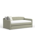 thumbnail image 5 of Scalloped Twin Daybed with Roll-Out Trundle in Beige, 5 of 9