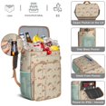 thumbnail image 2 of Sac à Dos Floral Dessin Animé Isolé Anti-Fuite, Design Esthétique Sac à Dos Déjeuner avec Double Compartiments, Imperméable pour Bureau, Plage, Pique-Nique, Randonnée, 2 of 6