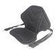 thumbnail image 1 of Cojín de asiento de con respaldo, correas ajustables, asiento de tabla de desmontable, repuesto para botes inflables y botes de remos., 1 of 8