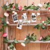 Ginger Ray Artificial Pink Rose Flower Rustic Country Garland