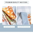 thumbnail image 4 of Fall Tablecloth Rectangle, Thanksgiving Autumn Harvest Pumpkin Buffalo Plaid Table Cloth, Stain Resistant Washable Table Cover for Party/Dining/Holiday- Grey Blue Checkered, 60x 120 Inch, 4 of 6