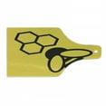 thumbnail image 1 of Honeycomb Cutting Board, Silhouette Style Minimalist Composition Hexagons with Bee Simplistic Design, Decorative Tempered Glass Cutting and Serving Board, in 3 Sizes, by Ambesonne, 1 of 2