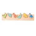thumbnail image 4 of Rompecabezas Montessori, juguete de tablero , bloques de madera, juguete sensorial, juego de mesa, regalos para , juguete para a Dinosaurio CUTICAT Tablero de rompecabezas, 4 of 8