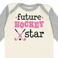 thumbnail image 4 of Inktastic Future Field Hockey Star Girls Long Sleeve Baby Bodysuit, 4 of 5
