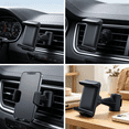 thumbnail image 3 of GJX 2026 New Phone Holder for Hand Car Phone Holder Universal Car Back Seat Headrest Phone Mount Holder Stand Bracket,For Car Travel,Hands-Free Use,Back Seat Entertainment,Navigation,Road Trips, 3 of 7