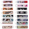 thumbnail image 4 of Llaveros bordados de Anime japonés, llaveros de motocicleta, coche, motosierra, hombre, regalo de moda para amigo, 4 of 4
