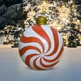 thumbnail image 2 of Mecorevxz Inflatable Christmas Ornaments 60cm Oversized Christmas Balls Decorations Props for Indoor and Outdoor Christmas Decorations, 2 of 6