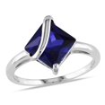 thumbnail image 1 of 1.80 Carat (ctw) Lab-Created Blue Sapphire Ring in Sterling Silver, 1 of 4