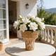 thumbnail image 1 of Decoración del hogar, decoración de habitaciones, decoración de paredes Cesta de flores de helado Caja de arreglo floral de tejido de mimbre Decoración de flores frescas Cesta de flores P VC, 1 of 6