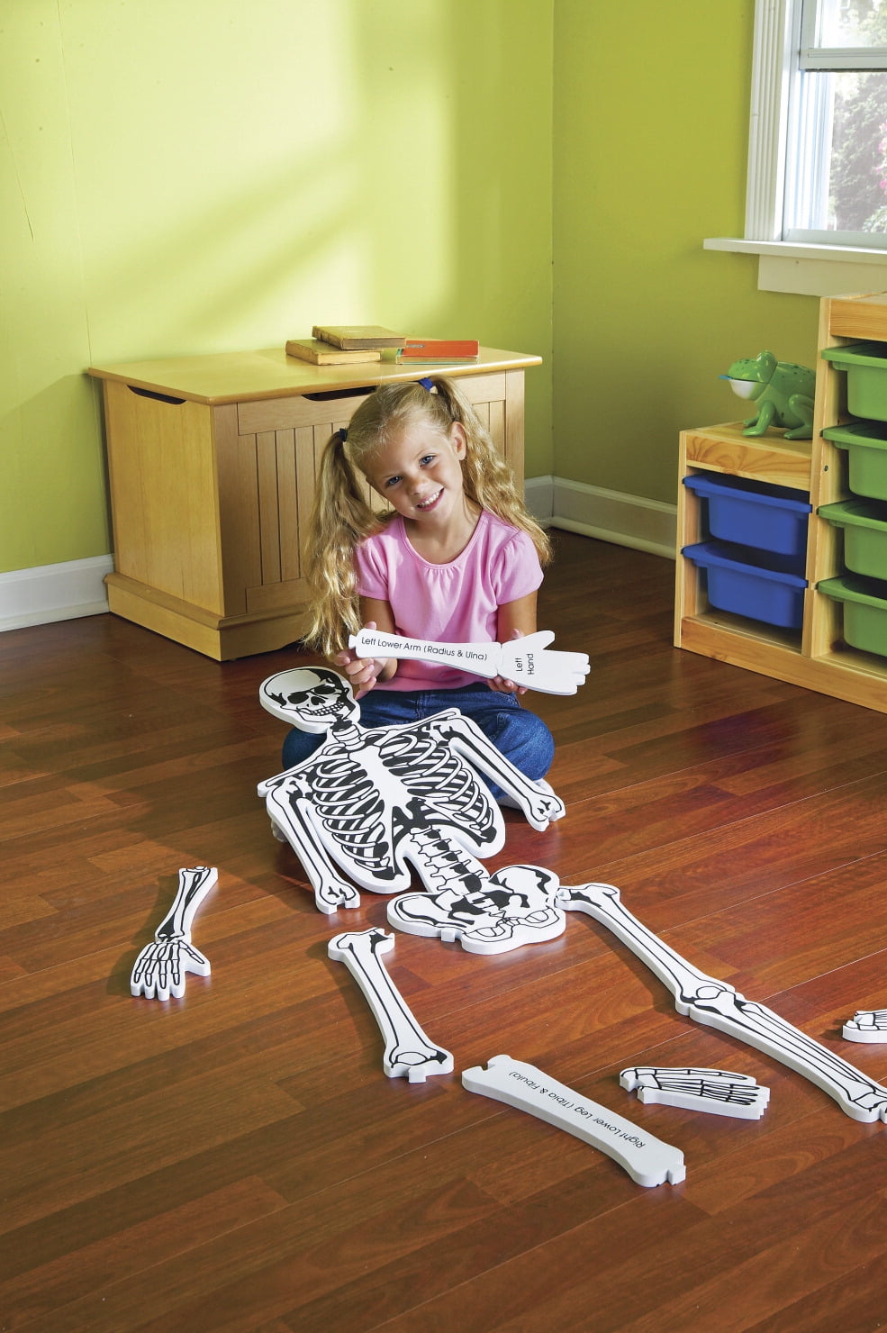 Learning Resources Double-Sided Skeleton Foam Jigsaw Puzzles, 15 Pieces