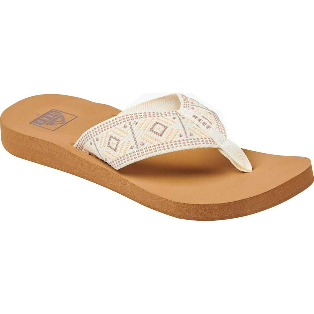 REEF - Women's Reef Spring Woven Flip Flop Vintage White Recycled ...