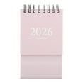 thumbnail image 2 of Calendario de escritorio 2026 mensual con caballete, bloc mensual, calendario pequeño de pie para el hogar y la oficina, color rosa, 2 of 6