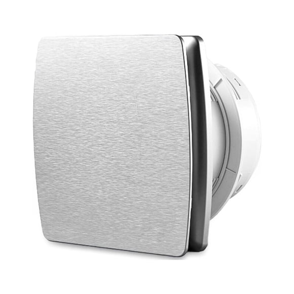 Speravity Ventilador de escape para baño, salida de 4 pulgadas, ventilador de aire impermeable, ventana, pared, mejora reemplazable, Extractor Herramientas eléctricas Plata