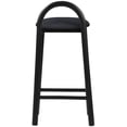 thumbnail image 2 of Meridian Furniture Calvin 27" Vegan Leather Stool in Black, 2 of 3