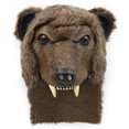 thumbnail image 1 of Máscara de oso de peluche para Halloween, cosplay, fiestas, eventos, color marrón, 1 of 5