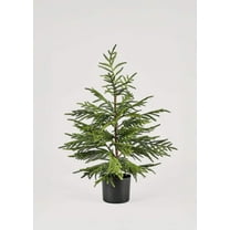 Artificial Norfolk Pine Christmas Potted Tree, 36", by Guvpev