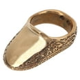 thumbnail image 1 of Uadme Anillo de Pulgar de Tiro con Arco - Protector de Dedo de Llave de protección de Dedo de Metal de Tiro con Arco Universal de Tiro con Arco con Cuerda antipérdida(22mm), 1 of 5