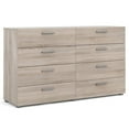 thumbnail image 2 of Home Square 3 Piece Set with Dresser, Chest and 2 Drawer Nightstands in Truffle, 2 of 31