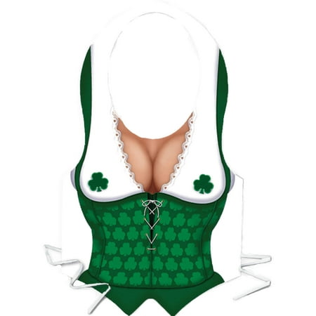 Irish Miss Plastic Vest Adult Halloween Accessory