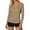 Beige, variant on Long Sleeve UPF 50 UV Protection Sun Shirts for Women V Neck Lightweight Athletic Running Gym Workout Tops(Blue,L)