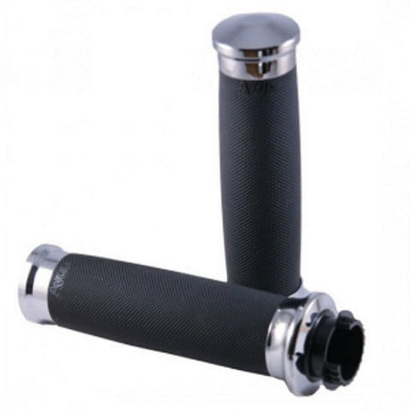 Avon Custom Contour Chrome Grips (MT-CC-85-CH)