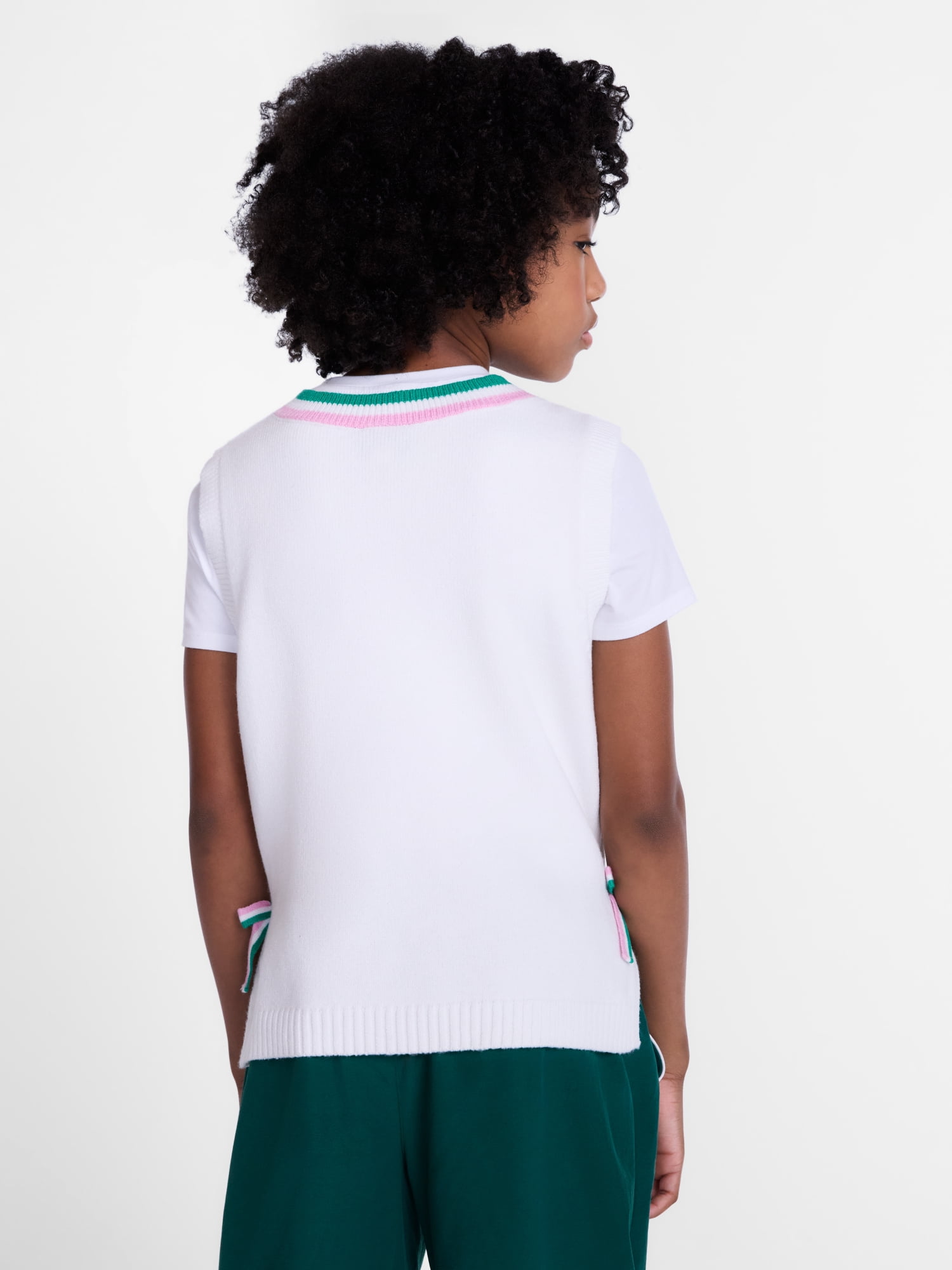 Weekend Academy Girls Sweater Vest, Sizes 4-18