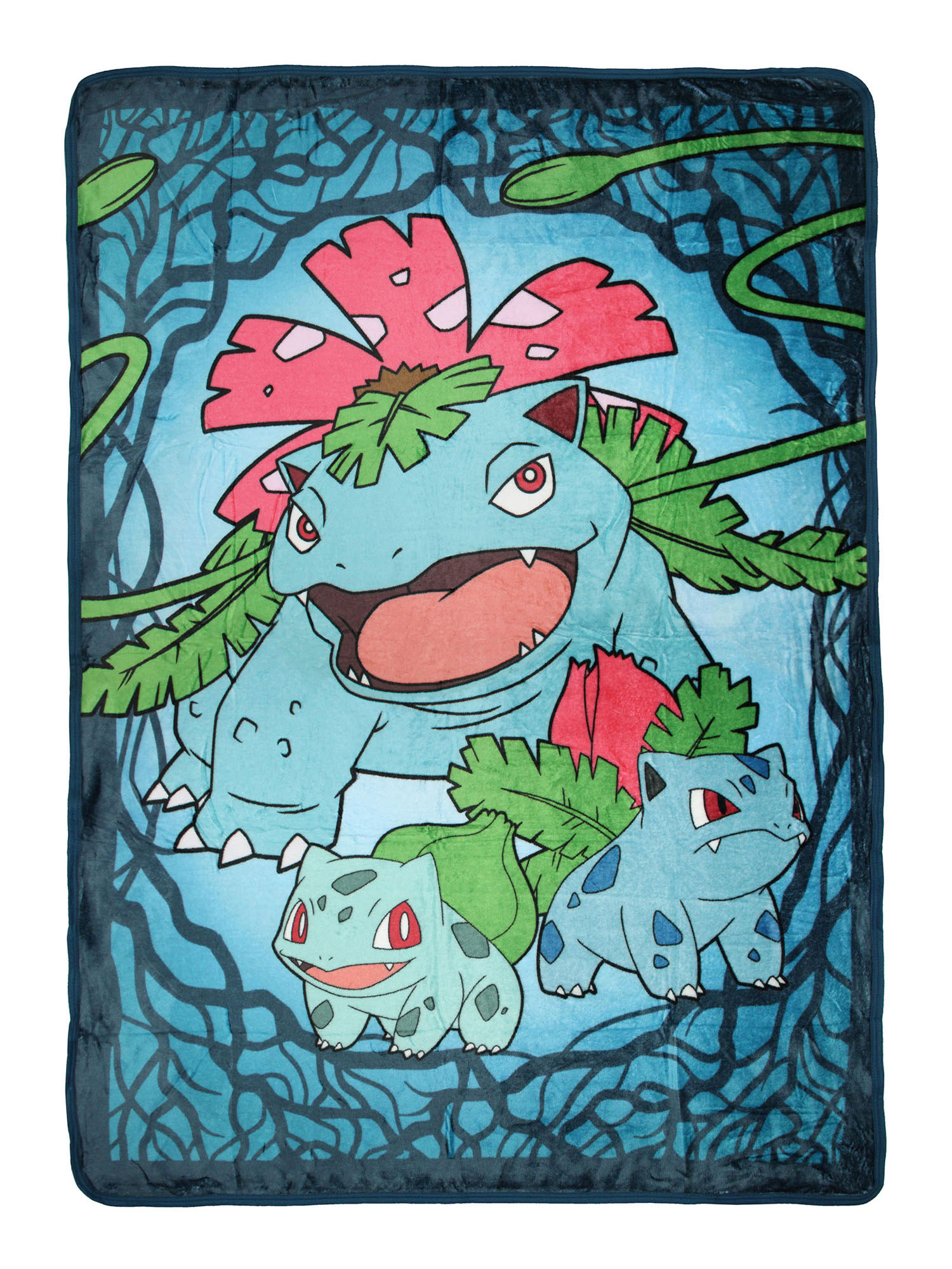 pokemon card blanket Sherpa Sherpa Fleece Throw Blanket Pok mon Bulbasaur The back of the throw is a plush PATTERN ONLY Gen 1 Pokemon