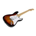 thumbnail image 3 of Monoprice Cali DLX Plus HSS Electric Guitar with Gig Bag - Sunburst Ash Body, Wilkinson Bridge/Pickups, White Pickguard, Maple Fingerboard - Indio Series, 3 of 6