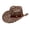 A, variant on Women's Classic Leopard Print Western Cowboy Hat: Vintage Felt Wide Brim with Heart Pearl Decor for Party, Stage, Leopard