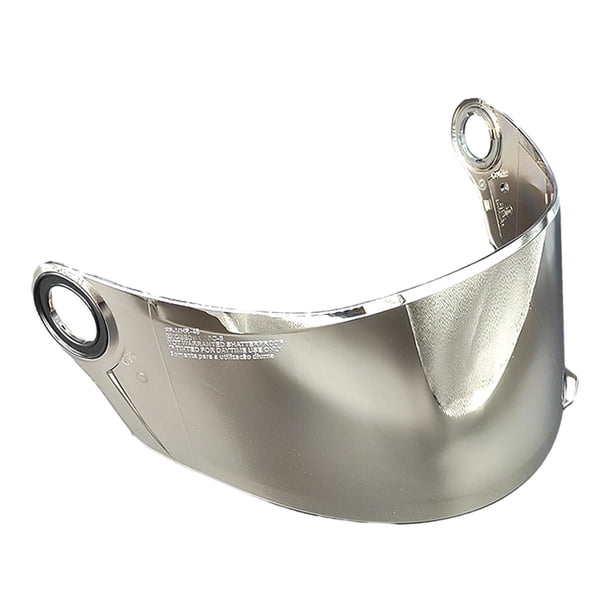 Casco de motocicleta con visera facial, resistente al viento, de alto rendimiento, profesional Plata
