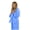 Aqua, variant on Coral Fleece Kids Hooded Robe, Plush Robe for Girls and Boys, Navy, Small
