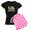 With Pink Pant, variant on - Glitter Lil Sister - Women's Dark Pajamas