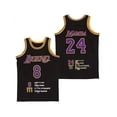 thumbnail image 4 of Camisetas de baloncesto MAMBA 24 BRYANT Jersey Alta calidad Costura Bordado Ropa deportiva al aire libre Película Hip Hop 2024 Negro amarillo, 4 of 5
