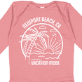 thumbnail image 4 of Inktastic Summer Vacation Mode Newport Beach California Boys or Girls Long Sleeve Baby Bodysuit, 4 of 5