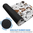 thumbnail image 6 of Long Mouse Pads for Desk,Dachshund Dog Boston Terrier Dog Desk Mats on Top Of Desks, Desk Mouse Pad Extra Large with 3mm Non-Slip Base and Stitched Edge for Gaming,Office,Work,Home 31.5"x11.8", 6 of 6