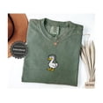 thumbnail image 1 of Embroidered Silly Goose Shirt, Comfort Colors Aesthetic Tee, Overstimulated Goose Tee, Fun - As Picture - S, 1 of 4