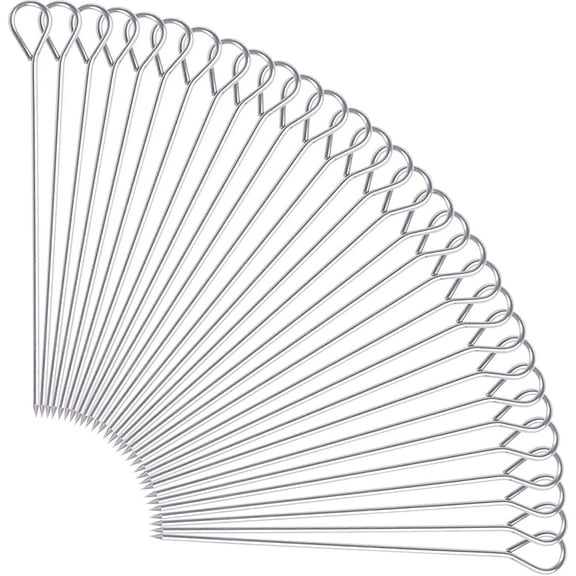 30 Pcs 6 inches Stainless Steel  Turkey Lacers for Home Trussing Turkey and Poultry by HONSHEN