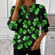 thumbnail image 1 of TaTaai Women's St. Patrick's Day Print Loose Fit Round Neck Sweatshirt Casual Long Sleeve Pullover Top Soft Polyester for Daily Streetwear Office Spring Fall Winter Gift, 1 of 5