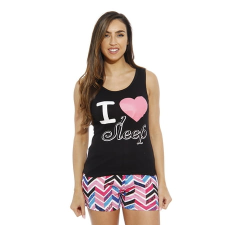 

Just Love Women Sleepwear / Short Sets / Woman Pajamas (I Love Sleep Black New 3X)