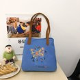thumbnail image 3 of CGCBAG Bolso de mano de lona informal con capacidad de almacenamiento para mujer, bolso de hombro sencillo para mujer, bolsos de diseñador de moda nuevos de 2024, 3 of 5