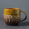thumbnail image 5 of AUNVITO Ceramic 600ml Large Capacity Breakfast Cup, Rustic Style Coffee Mug, High-Quality Morning Beverage Holder, 5 of 5