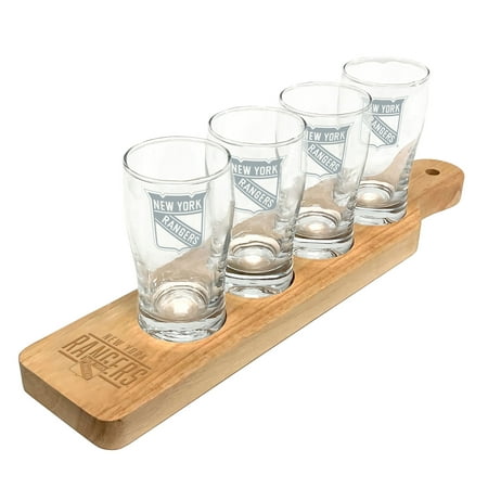 

New York Rangers Four-Pack Beer Flight Glass Set