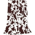 thumbnail image 2 of Cow Print Blanket Comfort Warm Cow Throw Blanket Soft Stuff Decor Gifts for Girls Women, 2 of 5