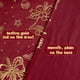 thumbnail image 5 of Cortinas Nicetown de terciopelo rojo, 213 x 132 cm, Navidad, 2 paneles, 5 of 8