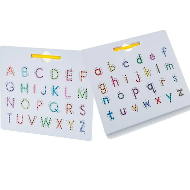 Letters Board, 2 in 1 Alphabet ABC Uppercase Letter Tracing