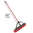 thumbnail image 5 of Libman 24" Push Broom Rough Surface Red Black 3/Carton, 5 of 7
