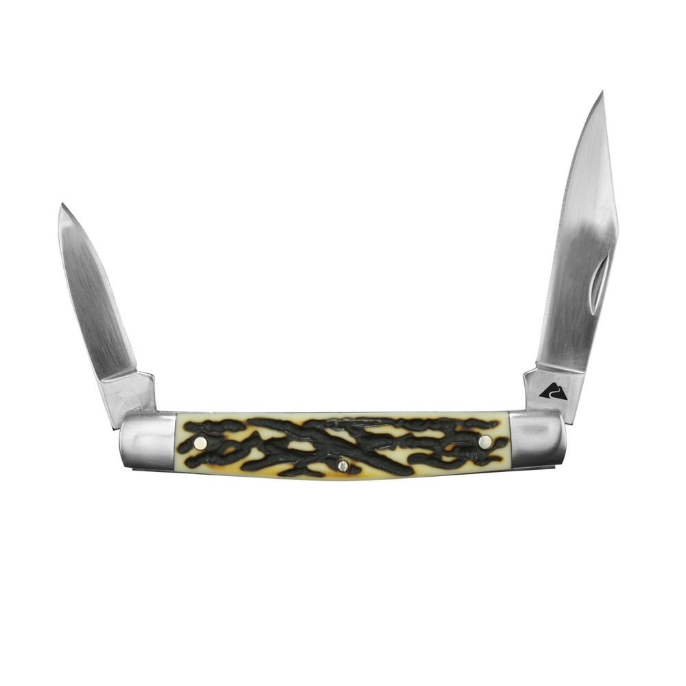 Ozark Trail 2Blade Pocket Knife, Stag