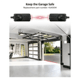 thumbnail image 4 of 12Pcs Garage Door Opener Safety Sensor Beam Eyes Fit for Sears with Brackets, 4 of 6